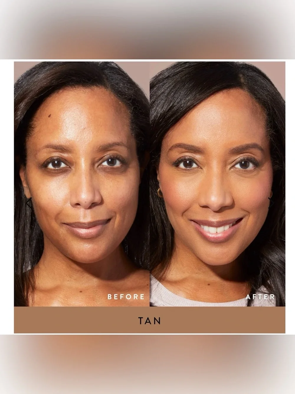 NEW Laura Geller Double Take Baked Cream-to-Powder Foundation Compact in Tan - Picture 2 of 13